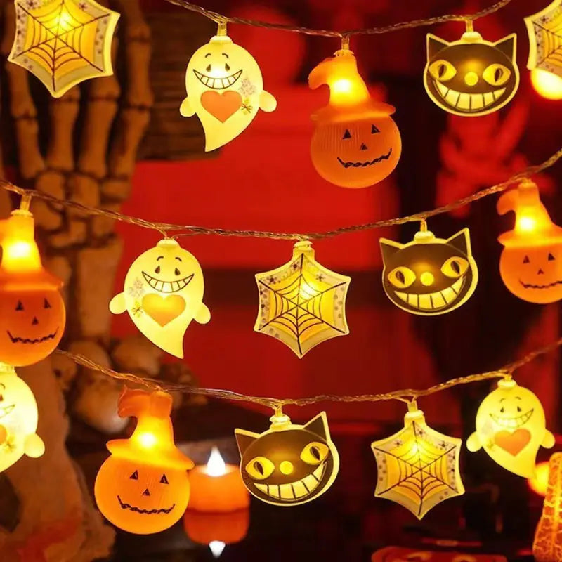 LED Pumpkin Lantern String Lights